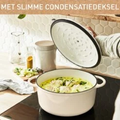 Tefal LOV Braadpan - 5L - Ø25 Cm - Beige -Keuken Pot 1200x1200 946