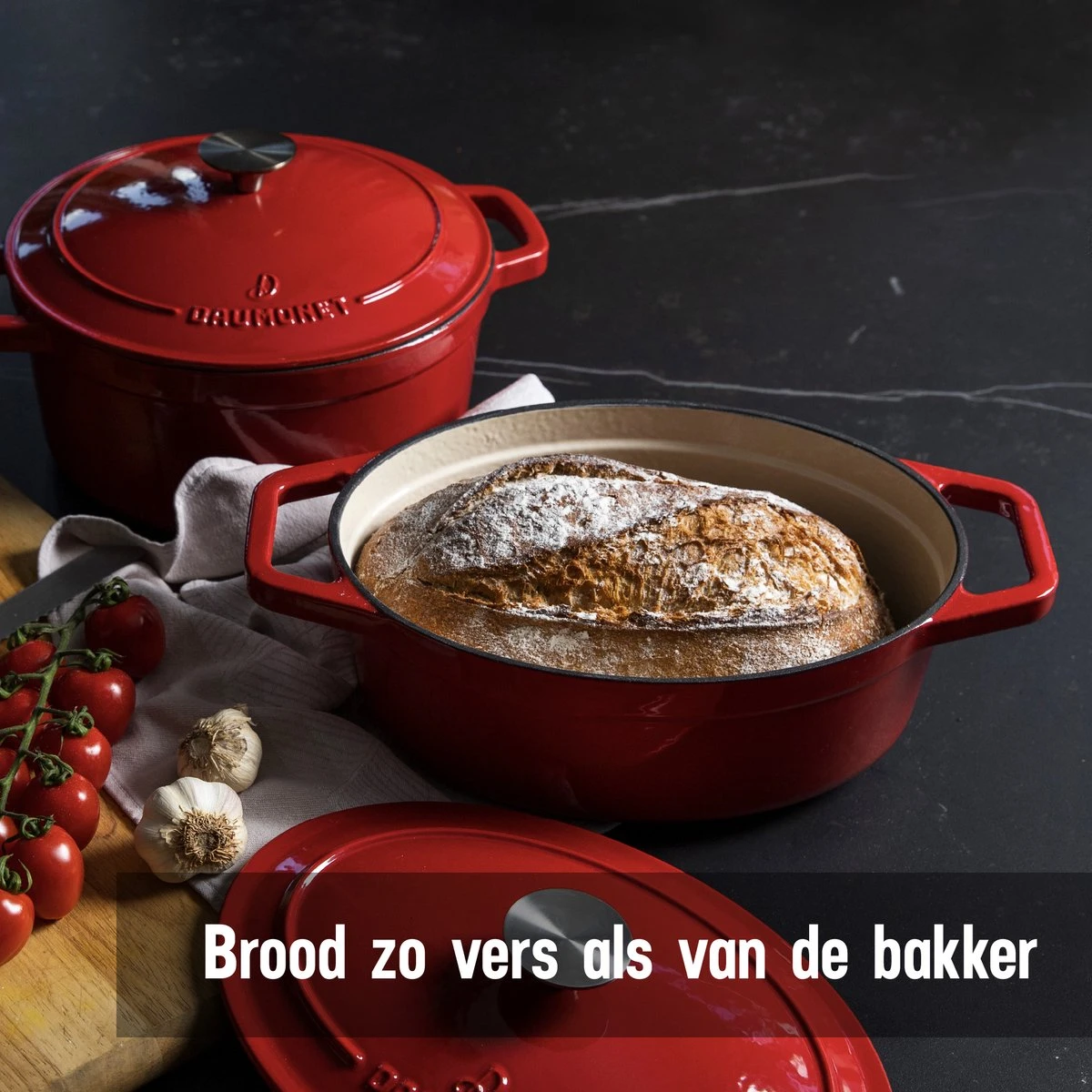 Daumonet Bocuse Rouge gietijzeren braadpan - sudderpan Kersen rood - Ovaal - Ø 29 cm - 3 liter - PFAS & PFOA vrij - Emaille - Geschikt voor alle warmtebronnen - Elektrisch - Gas - Halogeen - Inductie - Keramisch - Vaatwasserbestendig Daumonet Bocuse Rouge Gietijzeren Braadpan - Sudderpan Kersen Rood - Ovaal - Ø 29 Cm - 3 Liter - PFAS & PFOA Vrij - Emaille - Geschikt Voor Alle Warmtebronnen - Elektrisch - Gas - Halogeen - Inductie - Keramisch - Vaatwasserbestendig -Keuken Pot 1200x1200 949