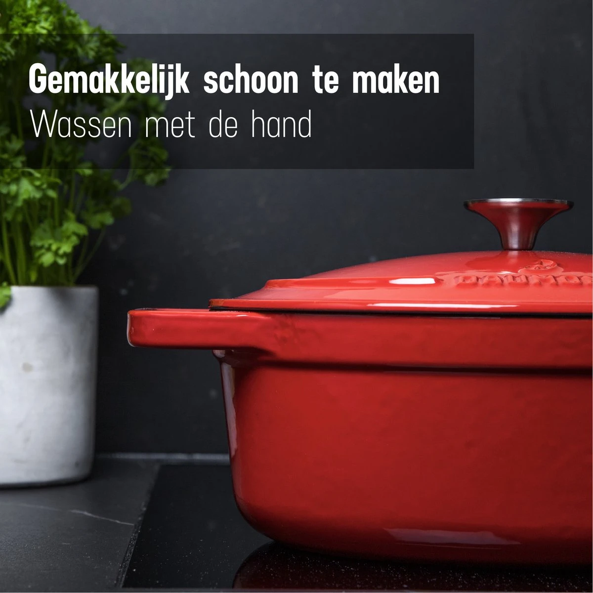 Daumonet Bocuse Rouge gietijzeren braadpan - sudderpan Kersen rood - Ovaal - Ø 29 cm - 3 liter - PFAS & PFOA vrij - Emaille - Geschikt voor alle warmtebronnen - Elektrisch - Gas - Halogeen - Inductie - Keramisch - Vaatwasserbestendig Daumonet Bocuse Rouge Gietijzeren Braadpan - Sudderpan Kersen Rood - Ovaal - Ø 29 Cm - 3 Liter - PFAS & PFOA Vrij - Emaille - Geschikt Voor Alle Warmtebronnen - Elektrisch - Gas - Halogeen - Inductie - Keramisch - Vaatwasserbestendig -Keuken Pot 1200x1200 952
