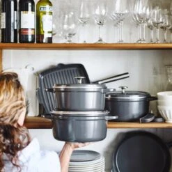 GreenPan Featherweights Braadpan 22cm - Zwart - Inductie - PFAS-vrij -Keuken Pot 1200x1200 957