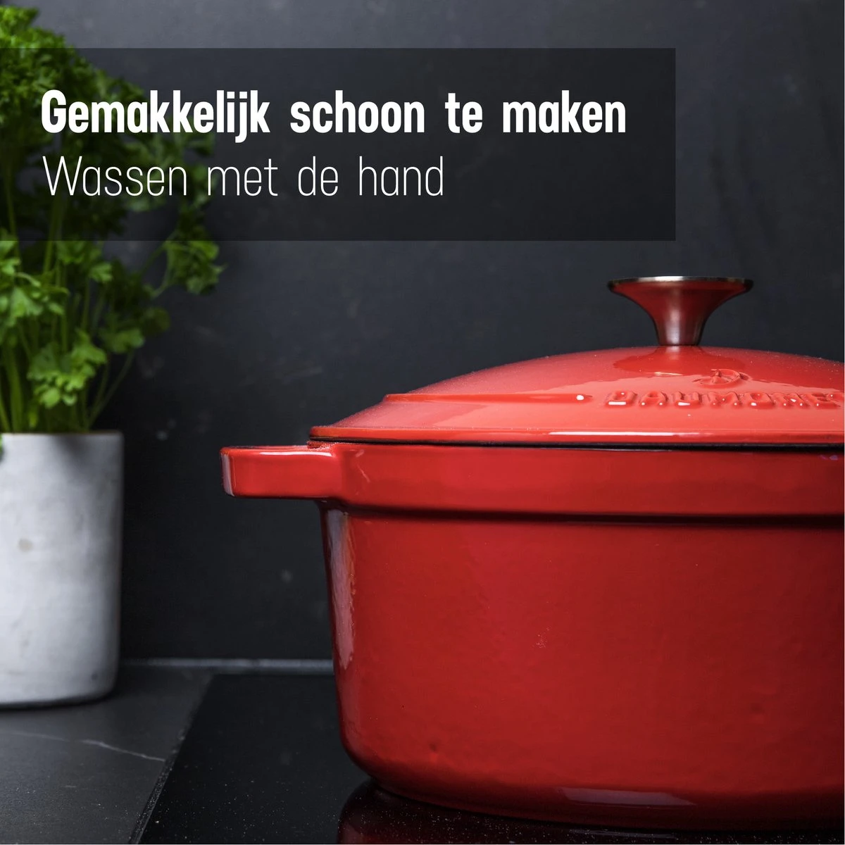 Daumonet Carême Rouge gietijzeren braadpan - sudderpan Kersen rood - Rond - Ø26 cm - 4,4 liter - PFAS & PFOA vrij - Emaille - Geschikt voor alle warmtebronnen - Elektrisch - Gas - Halogeen - Inductie - Keramisch - Vaatwasserbestendig Daumonet Carême Rouge Gietijzeren Braadpan - Sudderpan Kersen Rood - Rond - Ø26 Cm - 4,4 Liter - PFAS & PFOA Vrij - Emaille - Geschikt Voor Alle Warmtebronnen - Elektrisch - Gas - Halogeen - Inductie - Keramisch - Vaatwasserbestendig -Keuken Pot 1200x1200 971
