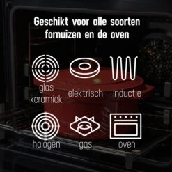 Daumonet Carême Rouge Gietijzeren Braadpan - Sudderpan Kersen Rood - Rond - Ø26 Cm - 4,4 Liter - PFAS & PFOA Vrij - Emaille - Geschikt Voor Alle Warmtebronnen - Elektrisch - Gas - Halogeen - Inductie - Keramisch - Vaatwasserbestendig 11 Daumonet Carême Rouge Gietijzeren Braadpan - Sudderpan Kersen Rood - Rond - Ø26 Cm - 4,4 Liter - PFAS & PFOA Vrij - Emaille - Geschikt Voor Alle Warmtebronnen - Elektrisch - Gas - Halogeen - Inductie - Keramisch - Vaatwasserbestendig -Keuken Pot 1200x1200 975