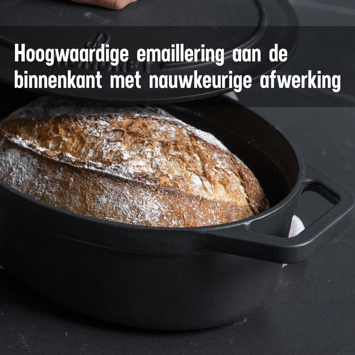 Gietijzeren Braadpan - Sudderpan Zwart van Daumonet - Ovaal - Ø 29 cm - 3 liter - 100% PFAS & PFOA vrij - Emaille - Geschikt voor alle warmtebronnen - Elektrisch - Gas - Halogeen - Inductie - Keramisch - Vaatwasserbestendig Gietijzeren Braadpan - Sudderpan Zwart Van Daumonet - Ovaal - Ø 29 Cm - 3 Liter - 100% PFAS & PFOA Vrij - Emaille - Geschikt Voor Alle Warmtebronnen - Elektrisch - Gas - Halogeen - Inductie - Keramisch - Vaatwasserbestendig -Keuken Pot 1200x1200 985