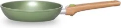 Just Vegan Koekenpan ECO Met Afneembaar Handvat 20 Cm Aluminium Groen -Keuken Pot 1200x278