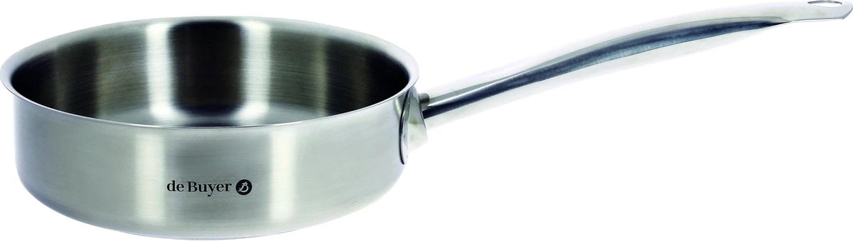 De Buyer Prim'Appety Hapjespan Inductie 28 cm RVS - Zonder Anti Aanbaklaag De Buyer Prim'Appety Hapjespan Inductie 28 Cm RVS - Zonder Anti Aanbaklaag -Keuken Pot