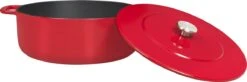Combekk Sous Chef Gietijzeren Braadpan - 28cm - Rood -Keuken Pot 1200x396