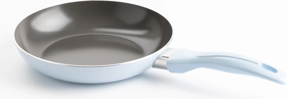 VitaVerde Expert koekenpannenset Ø 24cm + Ø 28cm - lichtblauw - inductie - PFAS-vrij VitaVerde Expert Koekenpannenset Ø 24cm + Ø 28cm - Lichtblauw - Inductie - PFAS-vrij -Keuken Pot