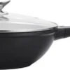 Luxe Swiss Wokpan - Ø 28 Cm - Marmeren Coating - Inductie - Met Glazen Deksel - Zwart 2 Luxe Swiss Wokpan - Ø 28 Cm - Marmeren Coating - Inductie - Met Glazen Deksel - Zwart -Keuken Pot 1200x424 4