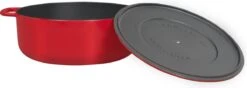 Combekk Sous Chef Gietijzeren Braadpan - 28cm - Rood -Keuken Pot 1200x428
