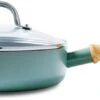 GreenPan Mayflower Hapjespan Met Deksel - Ø 24 Cm - Keramisch - Inductie -Keuken Pot 1200x437 1