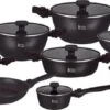 Royal Swiss® Pannenset - 33 Delig - Keramisch - Inductie - Afneembare Handgrepen - Geschikt Voor Oven - Zwart 1 Royal Swiss® Pannenset - 33 Delig - Keramisch - Inductie - Afneembare Handgrepen - Geschikt Voor Oven - Zwart -Keuken Pot 1200x450 1
