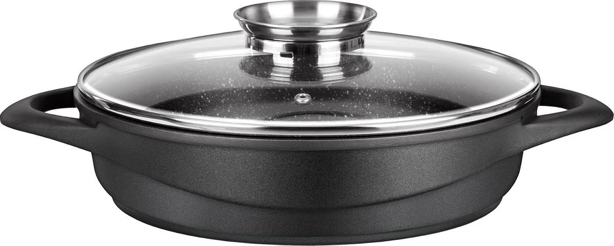 Smile 10-Delige Pannenset - Anti Aanbaklaag - Vaatwasser bestendig - Zwart - MGK-17 Smile 10-Delige Pannenset - Anti Aanbaklaag - Vaatwasser Bestendig - Zwart - MGK-17 -Keuken Pot 1200x482 4