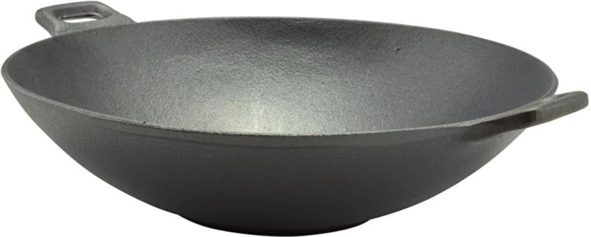 Cast Iron Wokpan / Wadjan Gietijzer - ø 31 cm - Zonder anti-aanbaklaag Cast Iron Wokpan / Wadjan Gietijzer - ø 31 Cm - Zonder Anti-aanbaklaag -Keuken Pot 1200x483 1