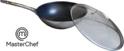 MasterChef / Jumbo - Wokpan - Met Glazen Deksel - 28 Cm - Inductie -Keuken Pot 1200x489 2