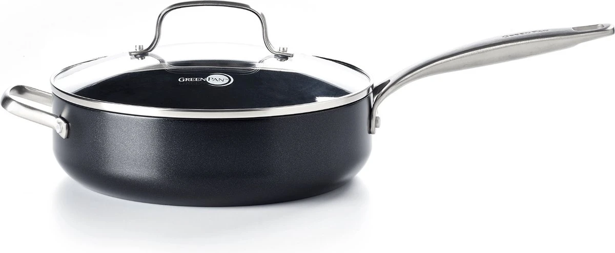 GreenPan Copenhagen stoofpan met deksel en extra handvat 28cm/4.3L GreenPan Copenhagen Stoofpan Met Deksel En Extra Handvat 28cm/4.3L -Keuken Pot 1200x495 2