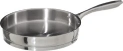 4goodz Dubbelwandige RVS Hapjespan Met Deksel 28 Cm - Zilver 9 4goodz Dubbelwandige RVS Hapjespan Met Deksel 28 Cm - Zilver -Keuken Pot 1200x501 1
