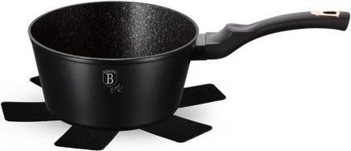 Berlinger Haus 1637 - Steelpan - sauspan - 16 cm - Black rose collection Berlinger Haus 1637 - Steelpan - Sauspan - 16 Cm - Black Rose Collection -Keuken Pot 1200x517 3