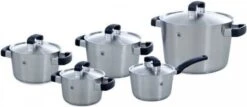 BK Conical Cool Glas Pannenset - 5-delig - Glazen Deksels - Geschikt Voor Alle Warmtebronnen -Keuken Pot 1200x518 1