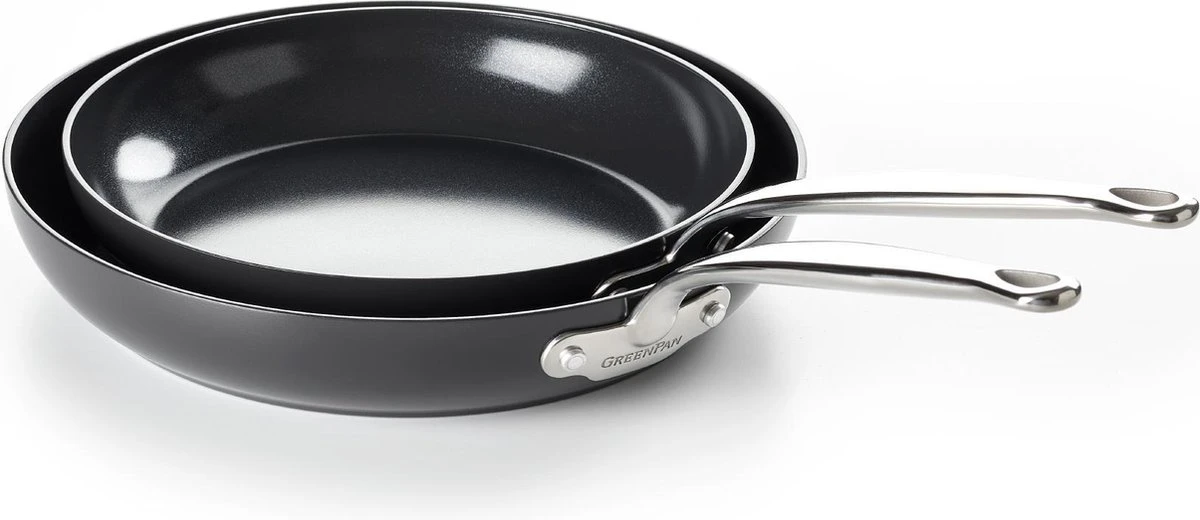 GreenPan Barcelona Infinity Pro koekenpannenset Ø 24cm + Ø 28cm - zwart - inductie - PFAS-vrij GreenPan Barcelona Infinity Pro Koekenpannenset Ø 24cm + Ø 28cm - Zwart - Inductie - PFAS-vrij -Keuken Pot 1200x520 1