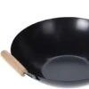 Wok Carbon Staal Ø35cm Houten Handgreep Wokpannen -Keuken Pot 1200x539 4