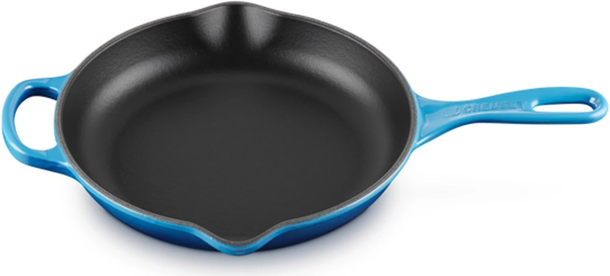 Le Creuset - Gietijzeren Ronde Skillet in Azure 23cm Le Creuset - Gietijzeren Ronde Skillet In Azure 23cm -Keuken Pot 1200x543 1