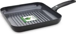 GreenPan Cambridge Grillpan 28cm - Zwart - Inductie - PFAS-vrij