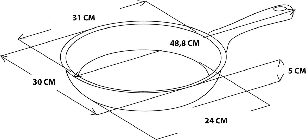 GreenPan Memphis koekenpan 30cm - zwart - inductie - PFAS-vrij GreenPan Memphis Koekenpan 30cm - Zwart - Inductie - PFAS-vrij -Keuken Pot