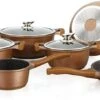 Herenthal Royal HT-CBS1010M - Pannenset - 10 Delig - Marmeren Coating - Met Glazen Deksels - Inductie - Brons Koper 1 Herenthal Royal HT-CBS1010M - Pannenset - 10 Delig - Marmeren Coating - Met Glazen Deksels - Inductie - Brons Koper -Keuken Pot 1200x558 1