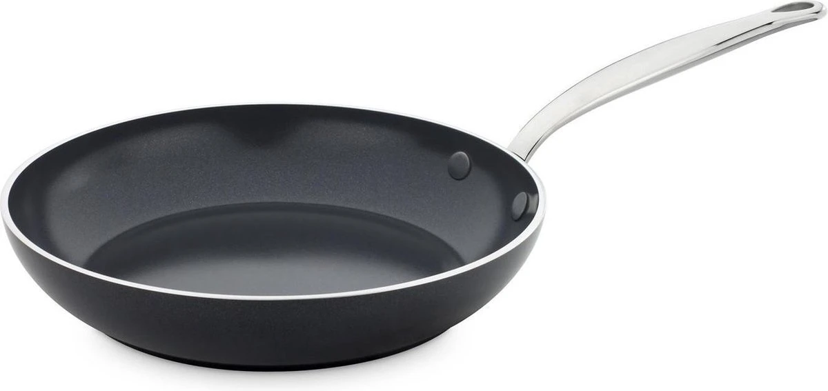 GreenPan Barcelona Infinity Pro koekenpannenset Ø 24cm + Ø 28cm - zwart - inductie - PFAS-vrij GreenPan Barcelona Infinity Pro Koekenpannenset Ø 24cm + Ø 28cm - Zwart - Inductie - PFAS-vrij -Keuken Pot