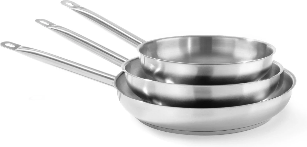 Hendi Koekenpan 32cm - Kitchen Line - RVS - Professionele Koekenpan Inductie - 3,6 Liter - Ø32x(H)5,5cm Hendi Koekenpan 32cm - Kitchen Line - RVS - Professionele Koekenpan Inductie - 3,6 Liter - Ø32x(H)5,5cm -Keuken Pot 1200x574 6