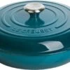 Le Creuset Braadpan Campagnard Signature Deep Teal - ø 30 Cm / 3.5 Liter 2 Le Creuset Braadpan Campagnard Signature Deep Teal - ø 30 Cm / 3.5 Liter -Keuken Pot 1200x574 8