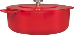 Combekk Sous Chef Gietijzeren Braadpan - 28cm - Rood -Keuken Pot 1200x584