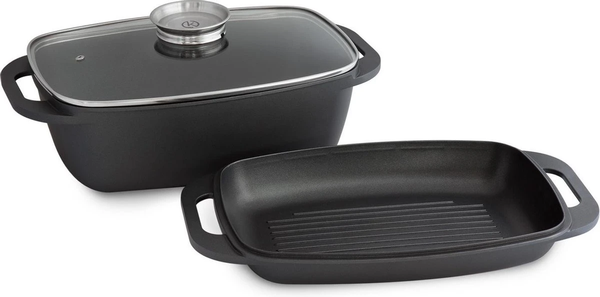 Gegoten aluminium Braadpan - 7 l Gegoten Aluminium Braadpan - 7 L -Keuken Pot 1200x595 9