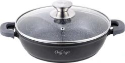 Cheffinger 28cm Lage Kookpot / Braadpan - CF-SC28 3 Cheffinger 28cm Lage Kookpot / Braadpan - CF-SC28 -Keuken Pot 1200x606 7