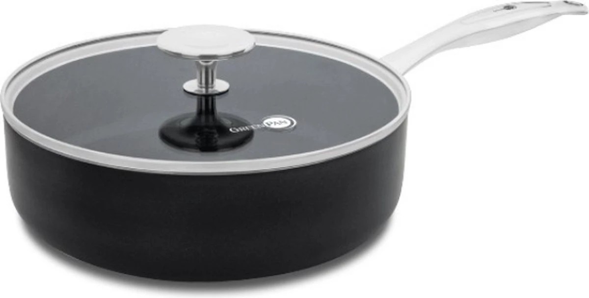 GreenPan Brussels Hapjespan met deksel - Ø24 cm - Keramisch - Inductie GreenPan Brussels Hapjespan Met Deksel - Ø24 Cm - Keramisch - Inductie -Keuken Pot 1200x608 8