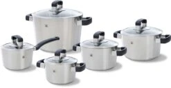 BK Conical Cool Glas Pannenset - 5-delig - Glazen Deksels - Geschikt Voor Alle Warmtebronnen -Keuken Pot 1200x620 2