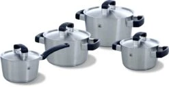 BK Conical Cool Pannenset - 4-delig - RVS – Geschikt Voor Alle Warmtebronnen -Keuken Pot 1200x621 1