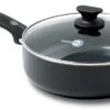 GreenPan Cambridge Hapjespan Met Deksel 24cm - Zwart - Inductie - PFAS-vrij -Keuken Pot 1200x621 8