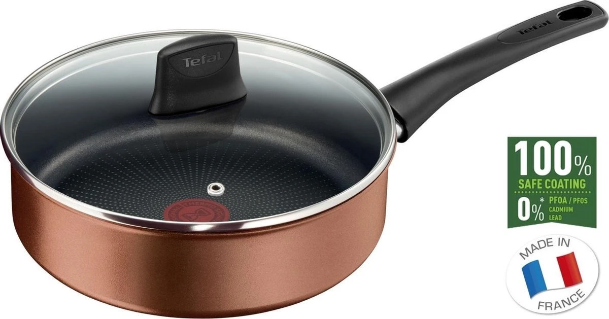 Tefal Resource Hapjespan - Ø 24 cm + deksel - Duurzaam Tefal Resource Hapjespan - Ø 24 Cm + Deksel - Duurzaam -Keuken Pot 1200x629 6