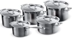 Le Creuset RVS Kookpan 18cm / 20cm / 24cm + Lage Kookpan 20cm + Steelpan 16cm -Keuken Pot 1200x634 1