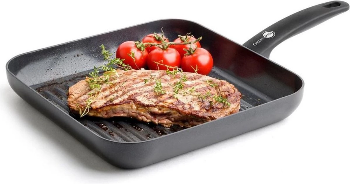 GreenPan Cambridge grillpan 28cm - zwart - inductie - PFAS-vrij GreenPan Cambridge Grillpan 28cm - Zwart - Inductie - PFAS-vrij -Keuken Pot 1200x634 2