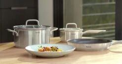 Tefal Virtuoso Pannenset 5 Delig - Hoge Kookpan Ø 22 Cm + Steelpan Ø 16 Cm + Kookpannen Ø 18/20/24 Cm -Keuken Pot 1200x634