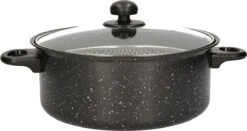Benson Frituurpan Met Korf - Ø 26 Cm - Carbonstaal Met Marmer Coating -Keuken Pot 1200x638 11