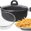 Platinum Frituurpan/ Friteuse - RVS - 24 Cm - 6.6L -Keuken Pot 1200x653 4