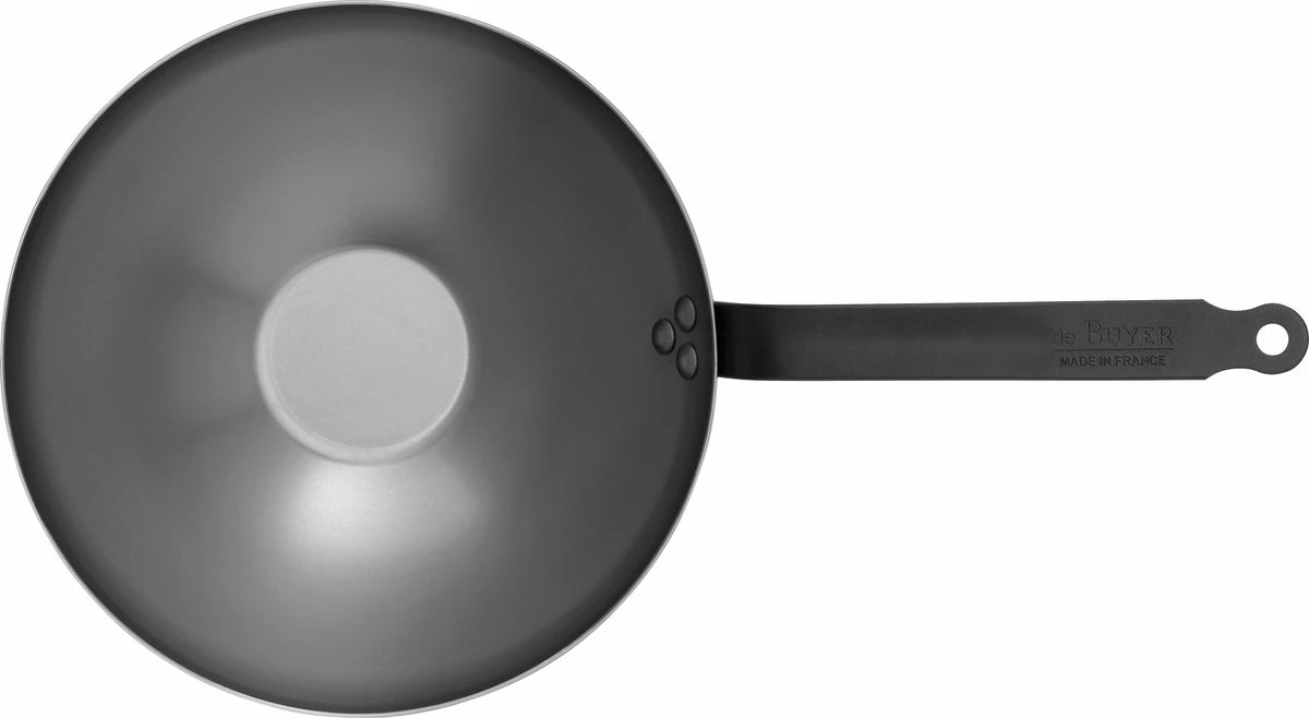 deBuyer Mineral B Black Wok - 28cm - Staal DeBuyer Mineral B Black Wok - 28cm - Staal -Keuken Pot 1200x658 2