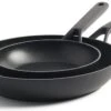 Greenpan KitchenAid Classic Aluminium Koekenpannenset 2-delig ø20+28cm - Zwart - Inductie