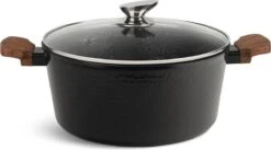 Edënbërg Black Line - 12-delige Luxe Pannenset Van Gesmeed Aluminium -Keuken Pot 1200x666 7