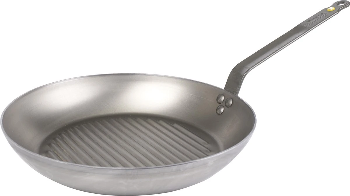 DeBuyer Mineral B Element Grillpan - Ø 32 cm DeBuyer Mineral B Element Grillpan - Ø 32 Cm -Keuken Pot 1200x673 5