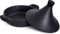 Aluminium Tajine Agadir- Matt Black Geschikt Ook Voor Inductie -Keuken Pot 1200x679 3