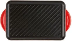 Le Creuset - Gietijzeren Grillplaat - 32x22cm - Kersenrood -Keuken Pot 1200x685 3